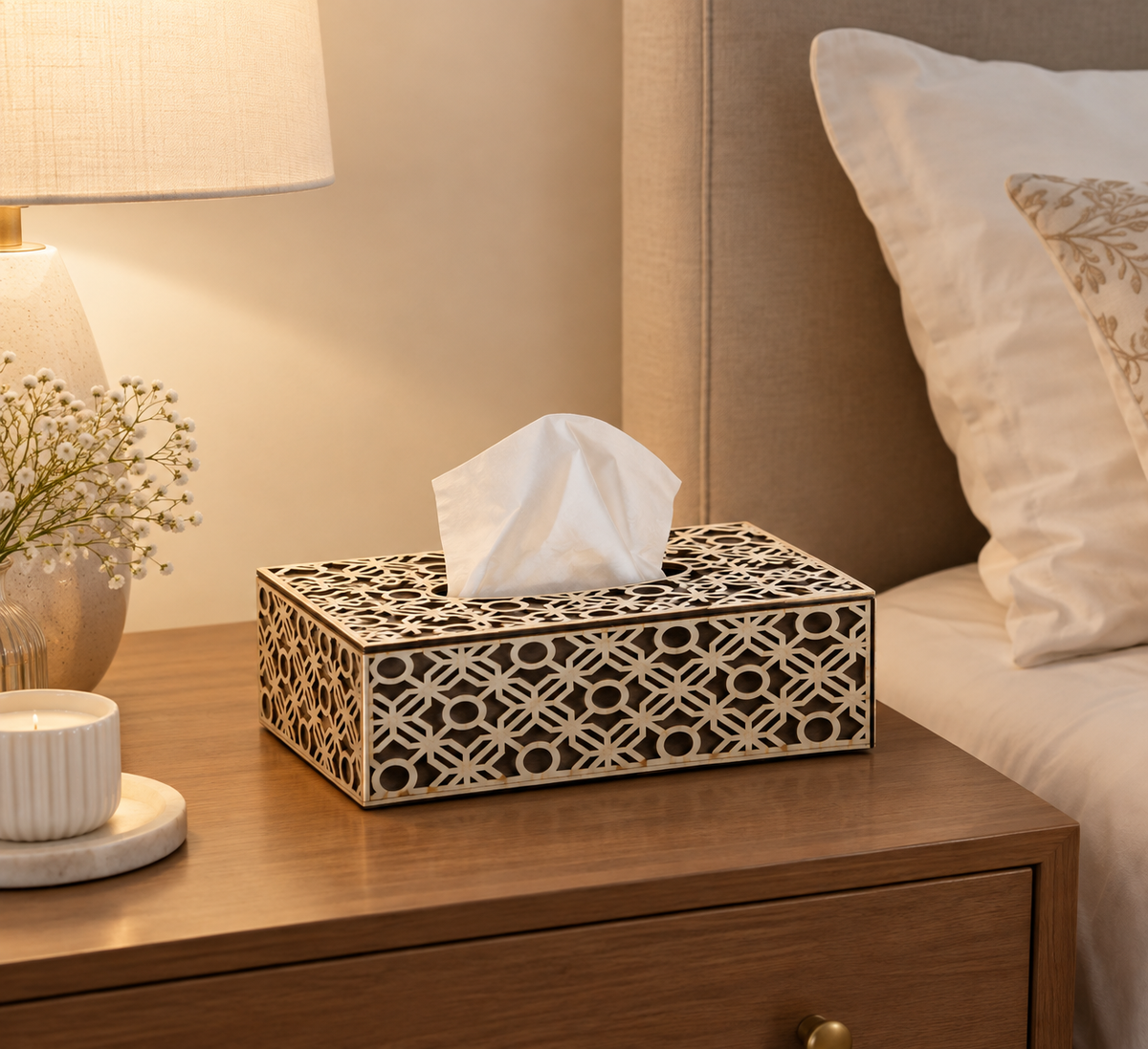 Lattice Tissue Box