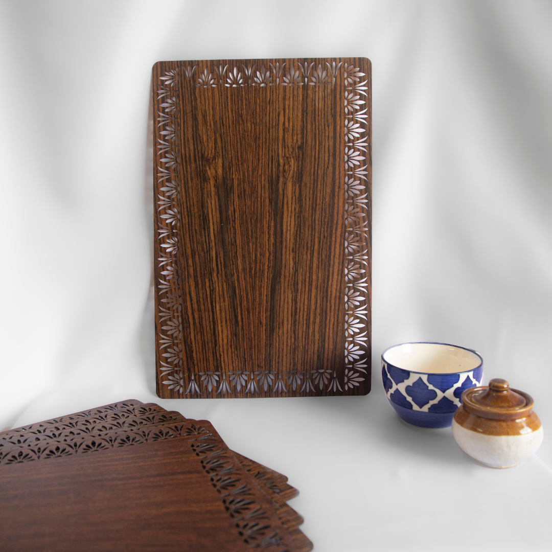 Rosewood Tulip Tablemat (set of 6)