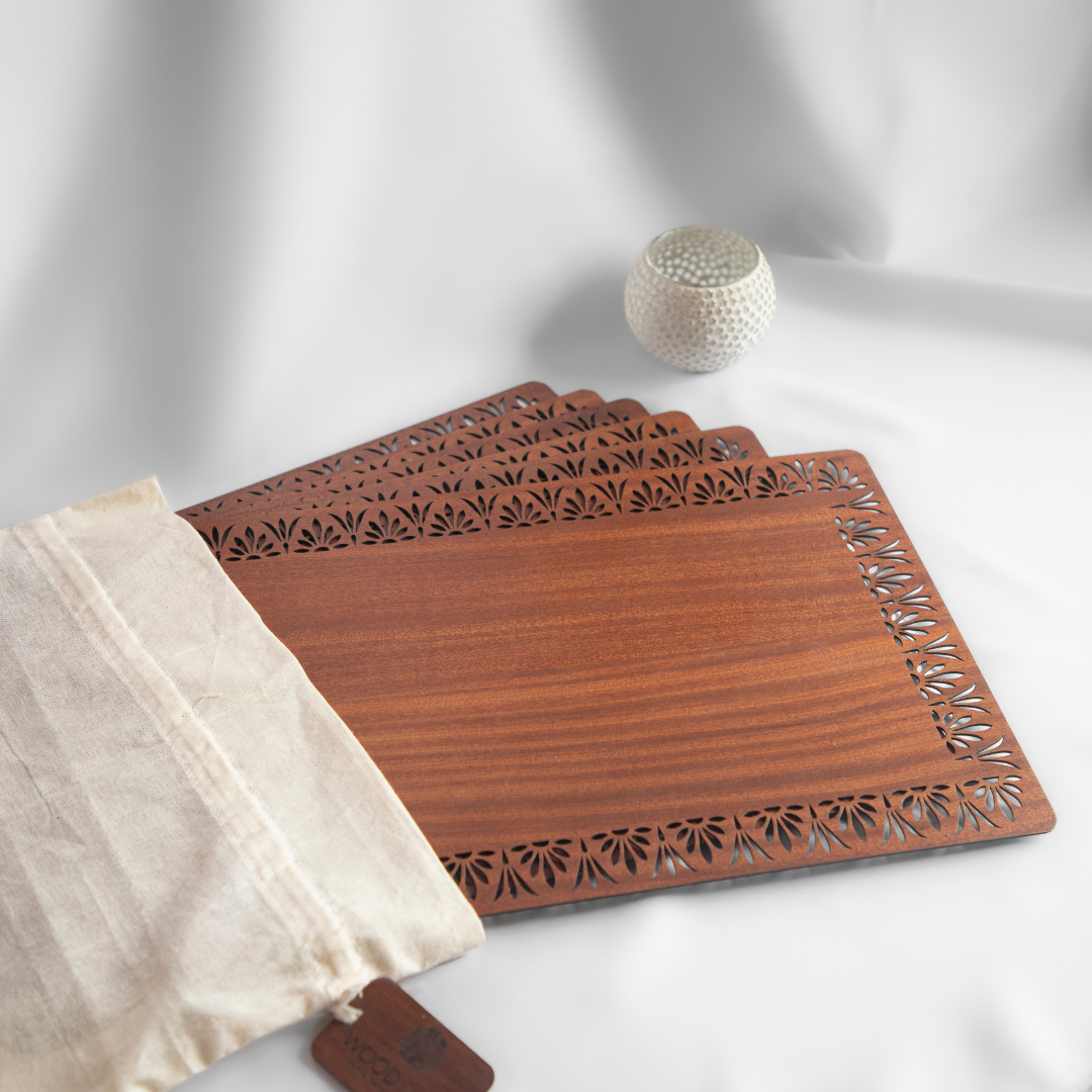 Mahogany Tulip Tablemat (set of 6)