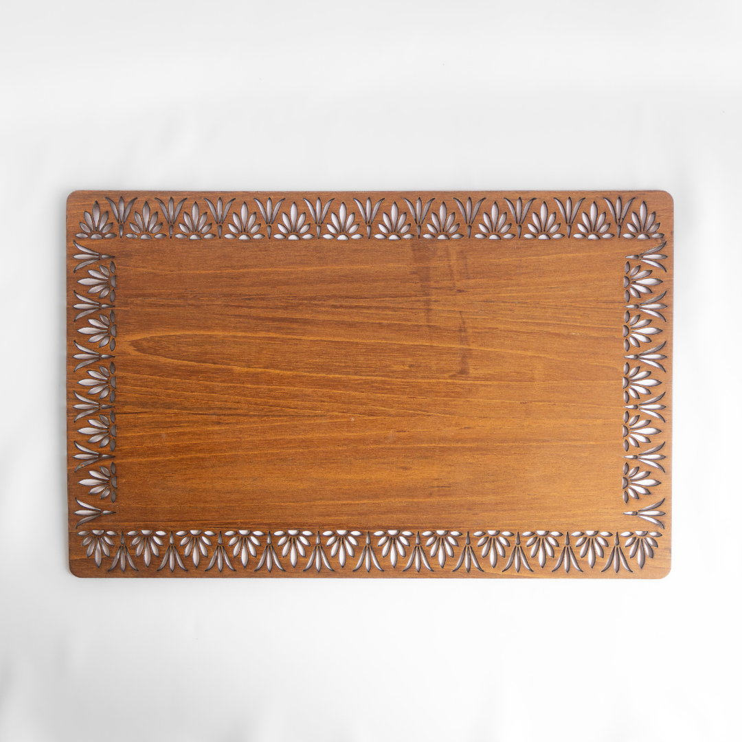Teak Tulip Tablemat (set of 6