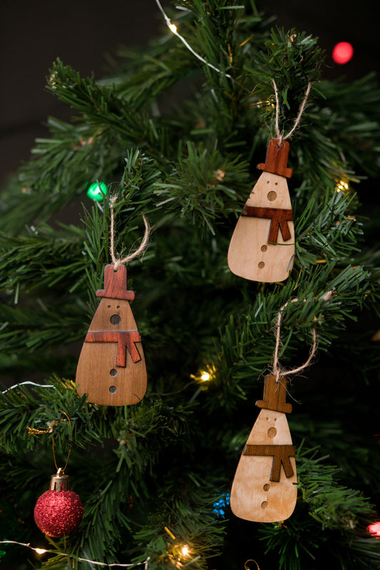 Christmas ornament The Abominable Snowmen (Set of 3)