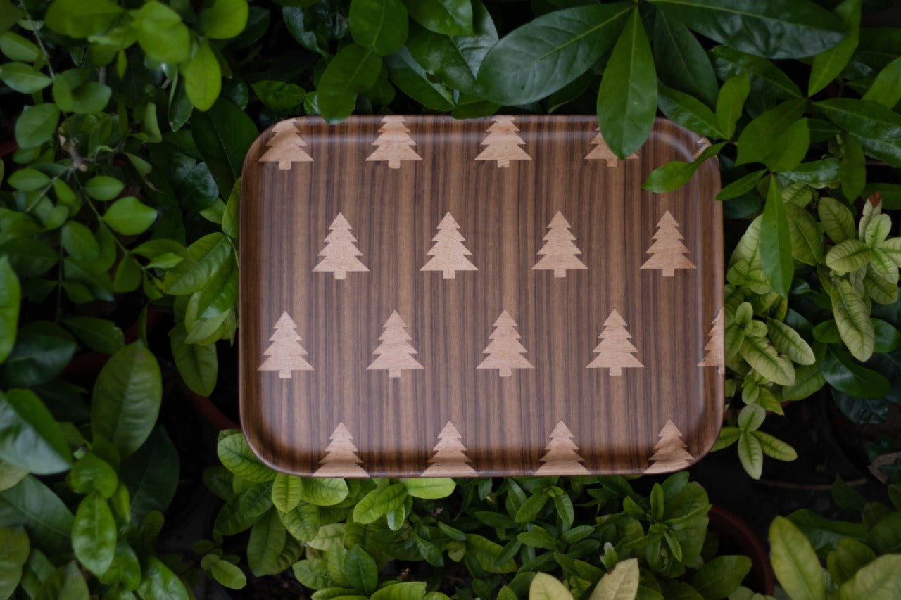 Christmas Cypress tableware tray
