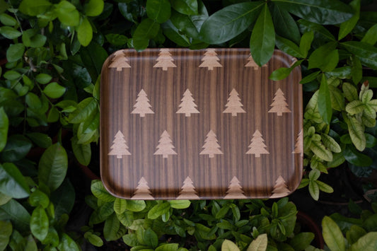 Christmas Cypress tableware tray