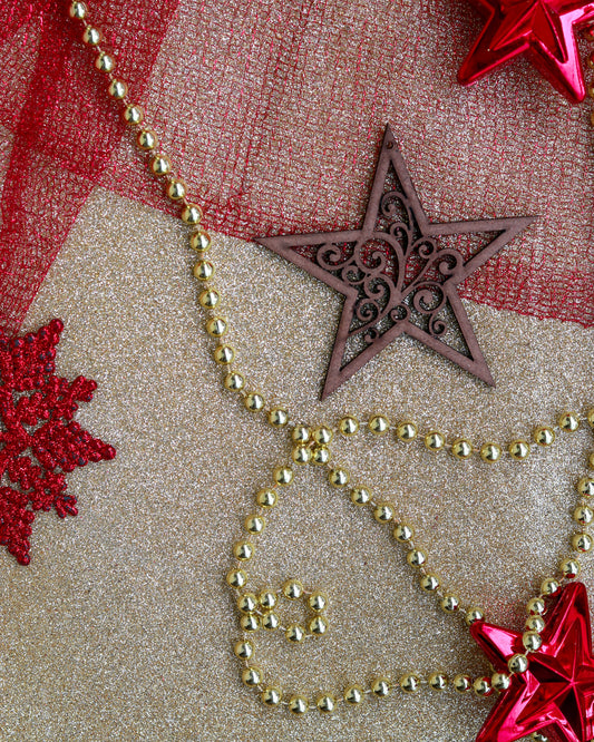 Christmas Aster star ornament
