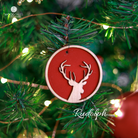 Christmas ornament Rudolph
