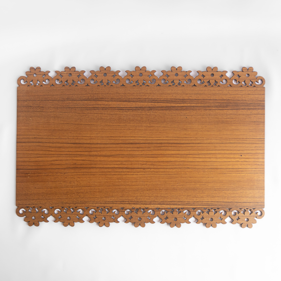 The Teak Floral Lace Tablemat (set of 6)