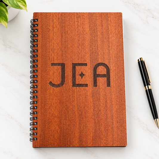 A5 Personalised Mahogany Scribble Book