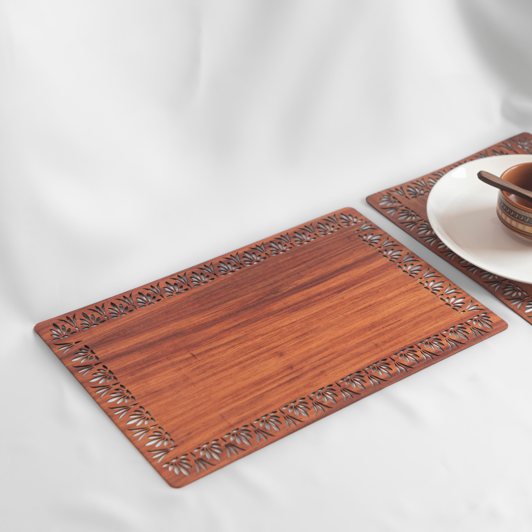 Padouk Tulip Tablemat (set of 6)