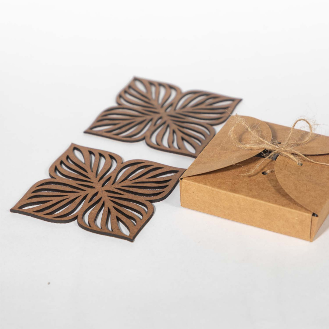 Customised 4 Leaf coaster (set of 6)