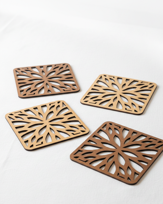 Floral Table Trivets - Mini Tablemats (set of 6)