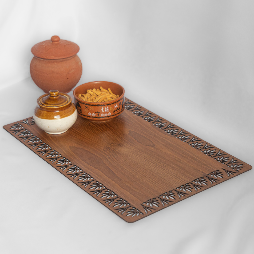 Teak Tulip Tablemat (set of 6
