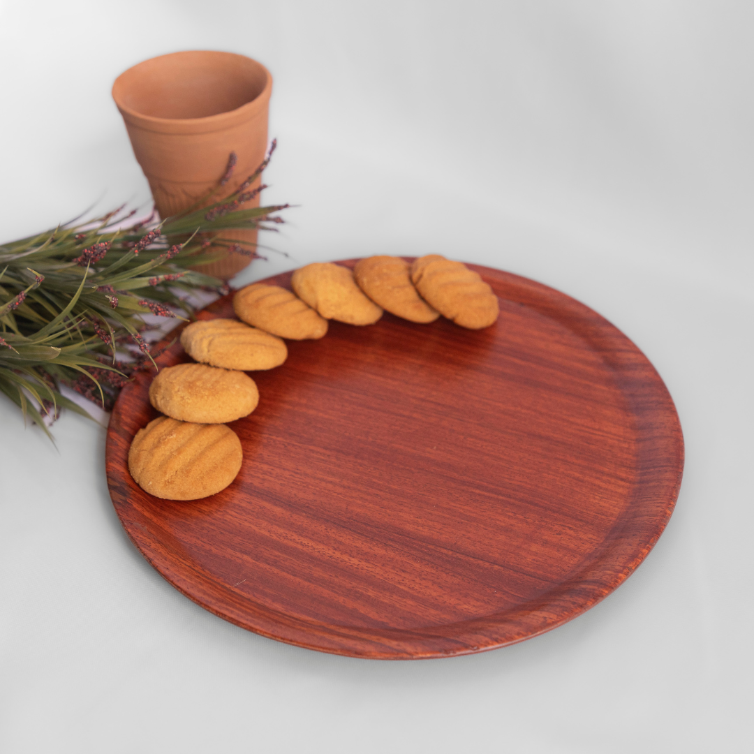 Natives Round Tray Padouk