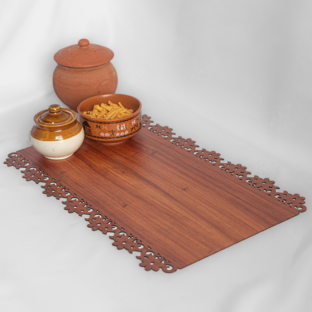 The Padouk Floral Lace Tablemat (set of 6)