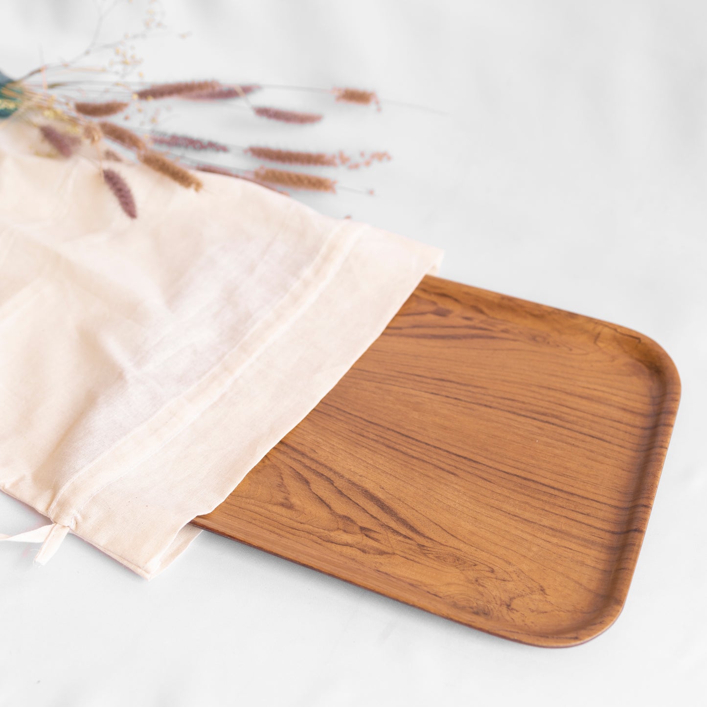 Teak Rectangle Tray