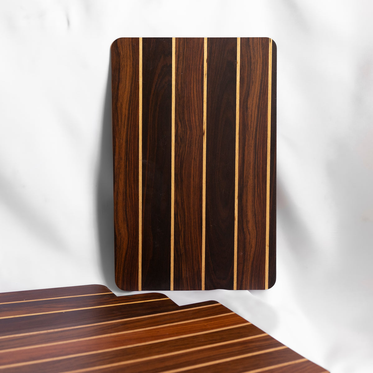 The Rosewood Gathering series  (Rosewood deck Rectangle Tray, Tablemat 4 No.s, Round Tray, Tissue paper box and Rose Tea Coaster set of 6)