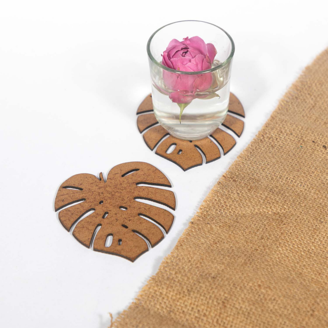 Leaf Coaster (Set of 6) – Wood Tales Home Decor