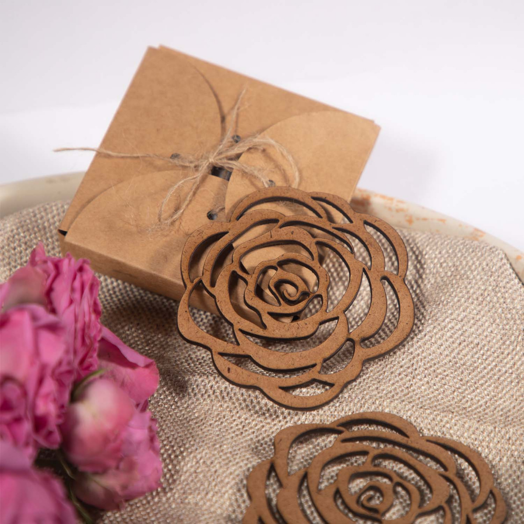 Rose Coaster (Set of 6)