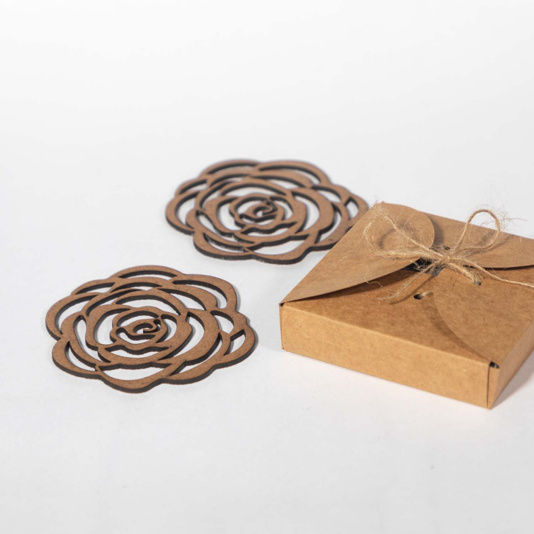 Rose Coaster (Set of 6)