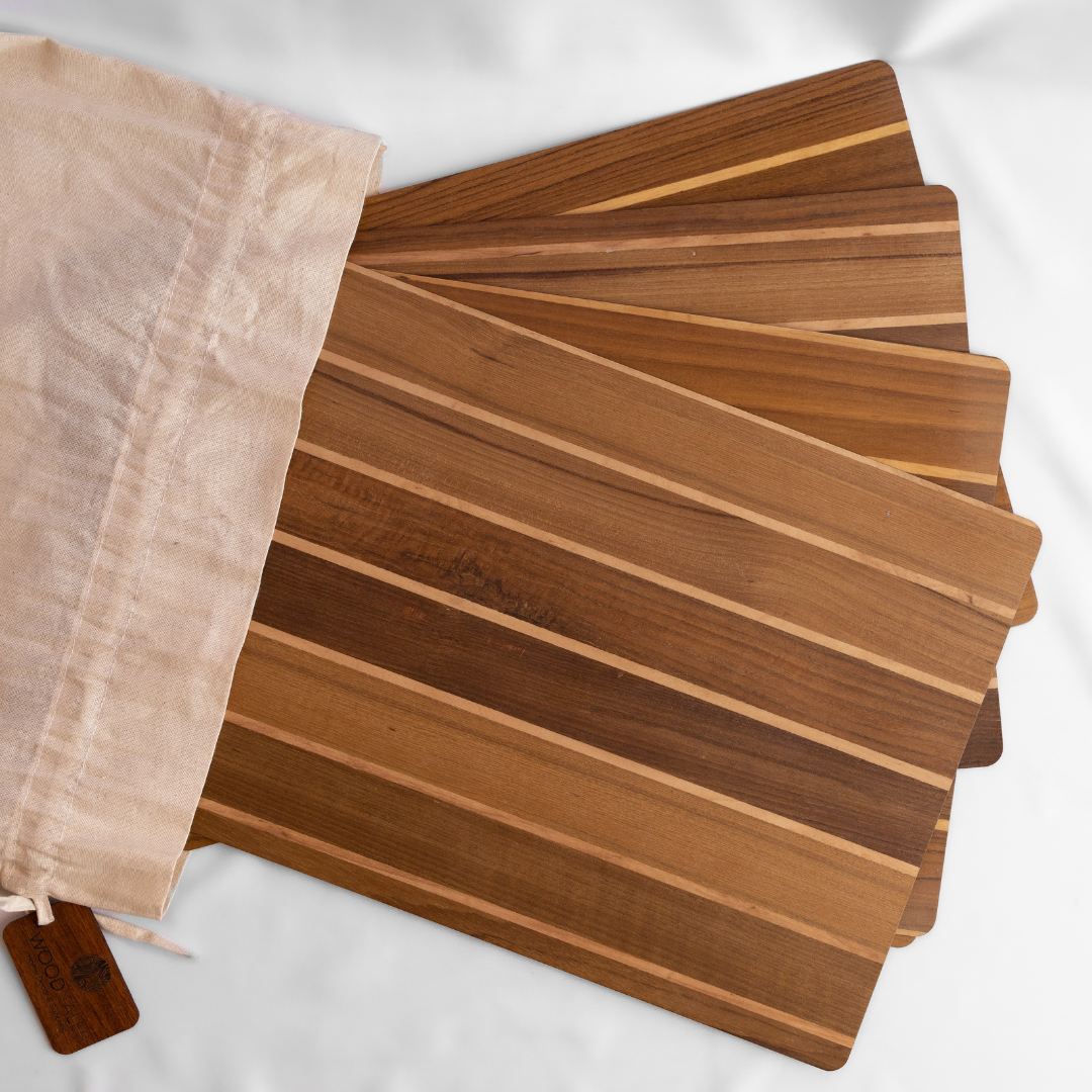 Teak Deck Tablemats - (Set of 4 )