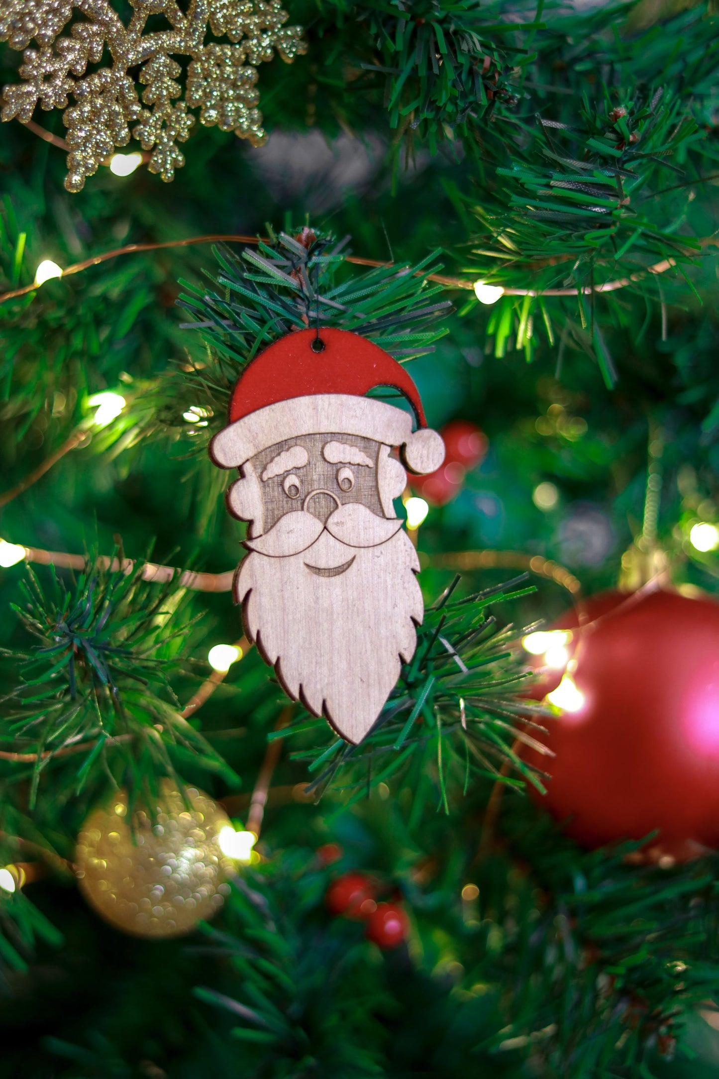 Christmas father Christmas ornament