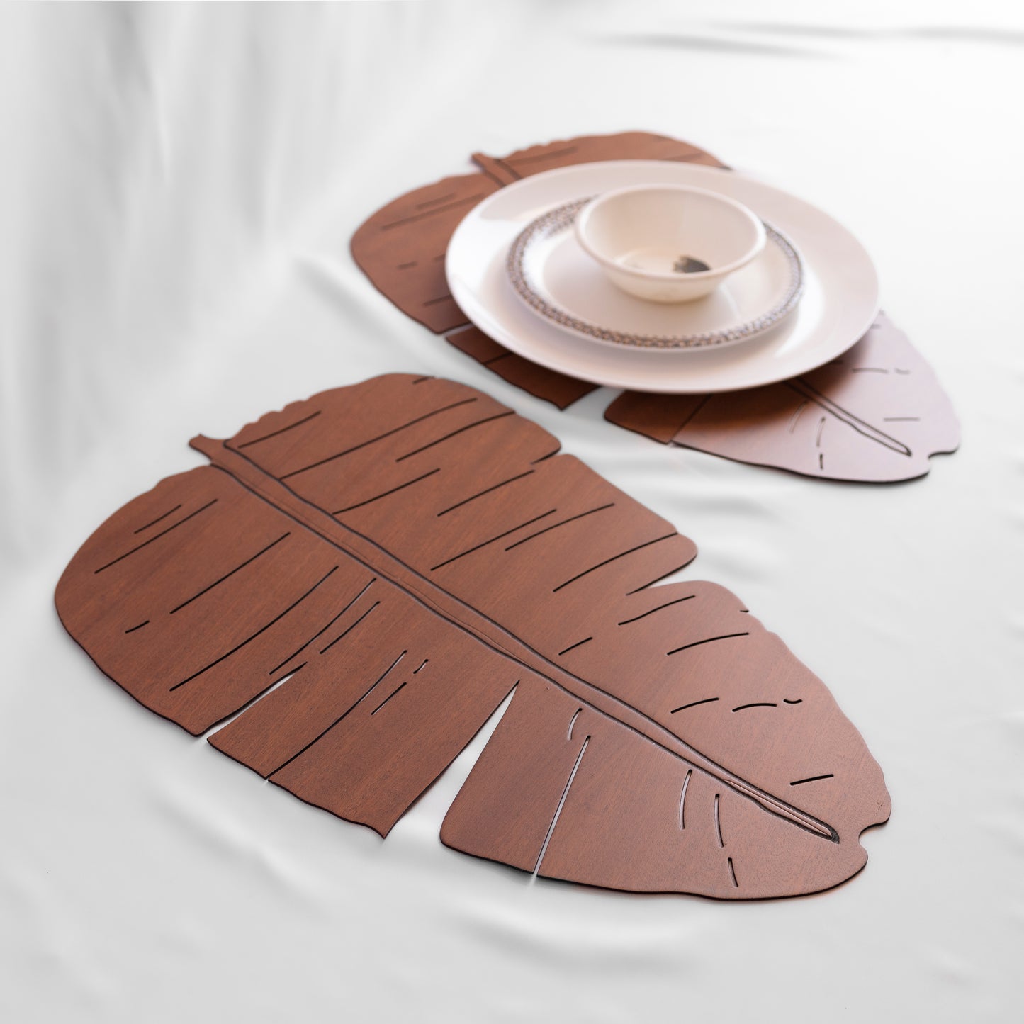 Banana Leaf Tablemat - Mahogany (Set of 4)