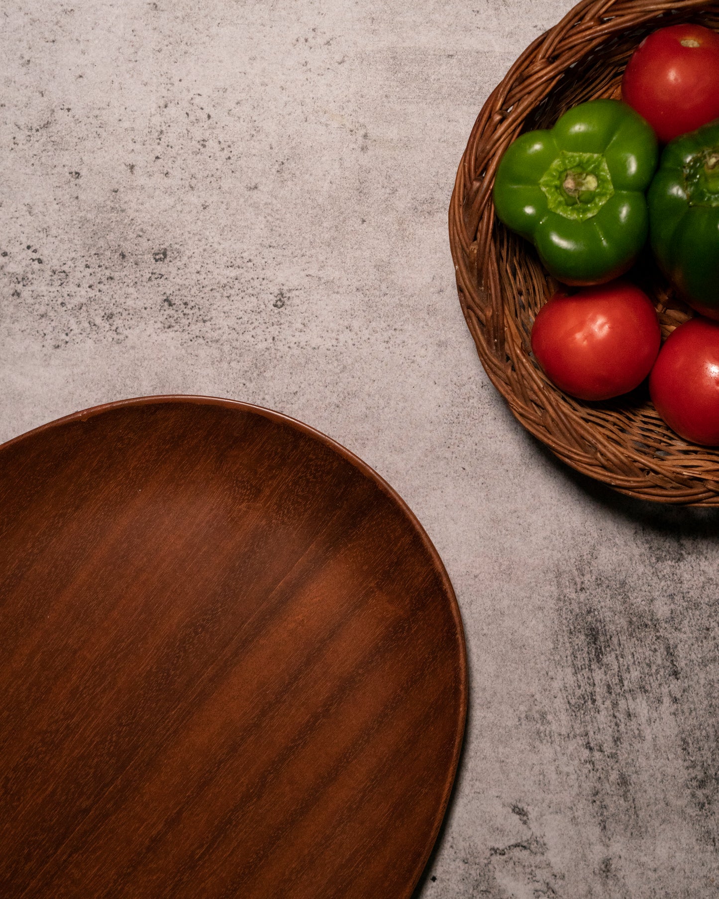 Mahogany Oval Tray